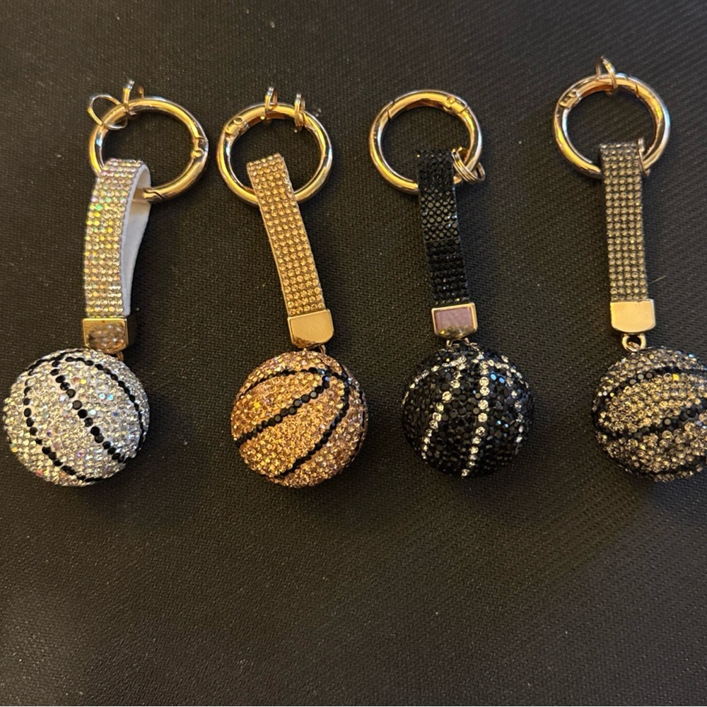 Keychains for basketball lovers.